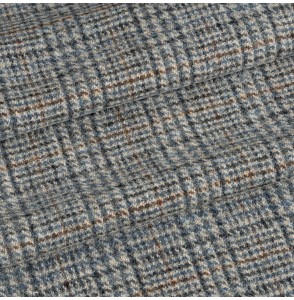 Tissu-tweed-vintage-laine-gris-bleu