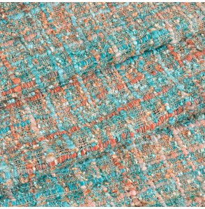 Tissu-tweed-viscose-Shalimar-turquoise