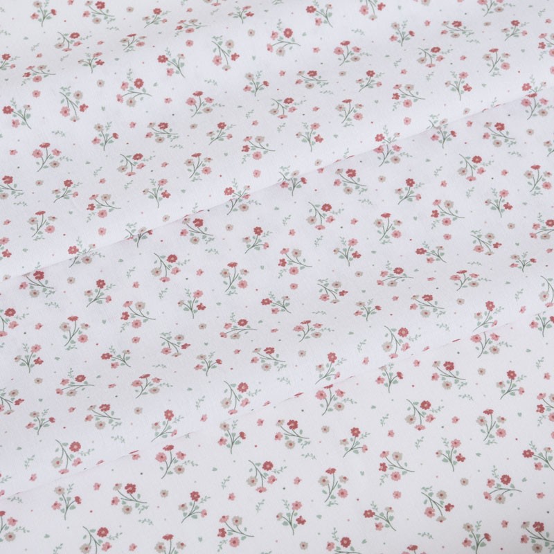 Tissu-coton-blanc-fleuri