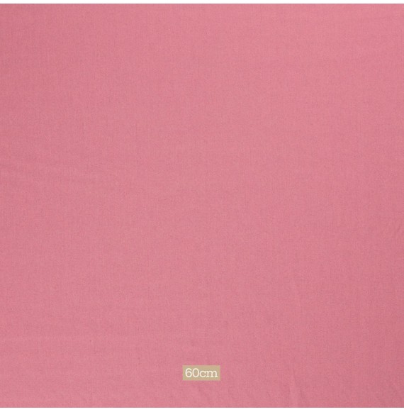 Tissu coton bio vieux rose