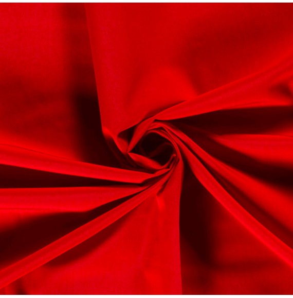 Tissu-coton-bio-rouge