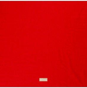 Tissu coton bio rouge