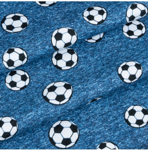 Tissu-sweatshirt-brossé-bleu-football