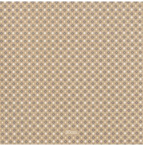 Tissu coton stretch beige petit motif