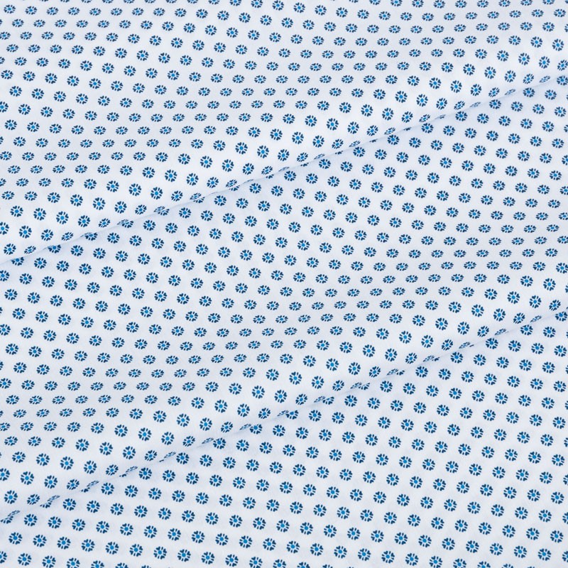 Tissu-coton-blanc-petit-cœur-bleu