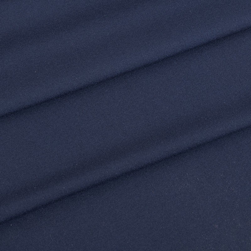 Tissu-crêpe-épais-bleu-marine