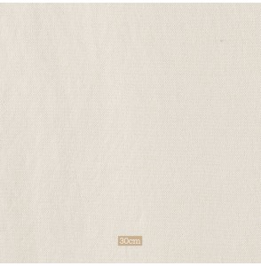 Tissu d'ameublement lin coton stonewash blanc cassé