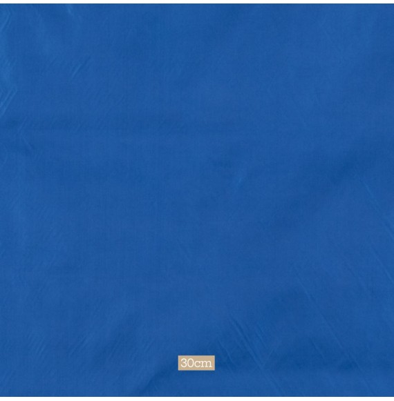 Tissu polyester déperlant bleu cobalt