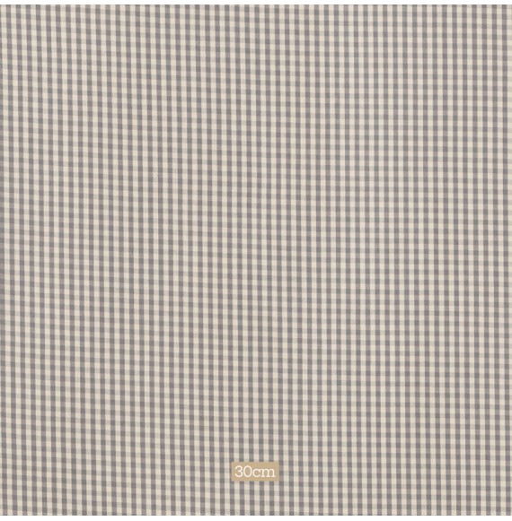Tissu Vichy 3mm beige gris