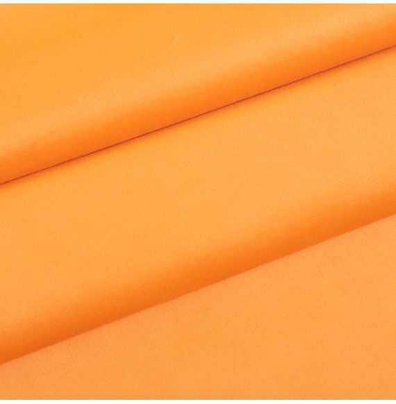 Tissu-velours-orange