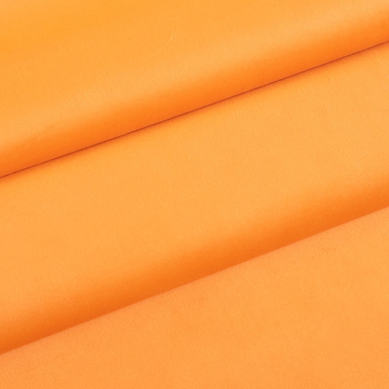 Tissu-velours-orange