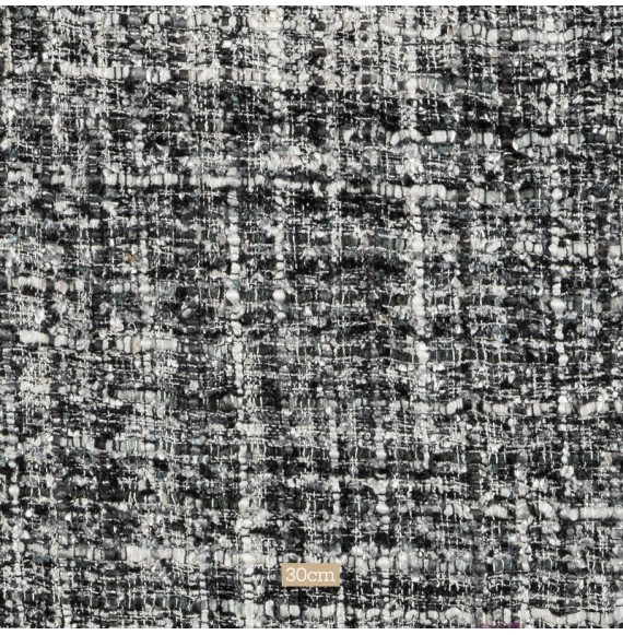 Tissu-tweed-viscose-Shalimar-gris