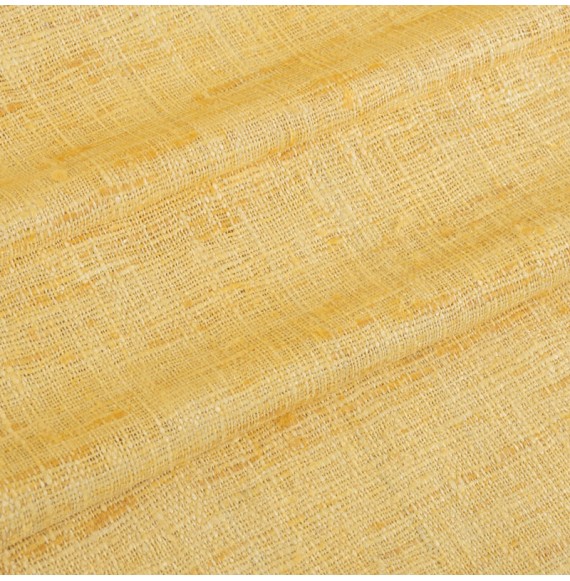 Tissu-soie-Sarasvati-jaune