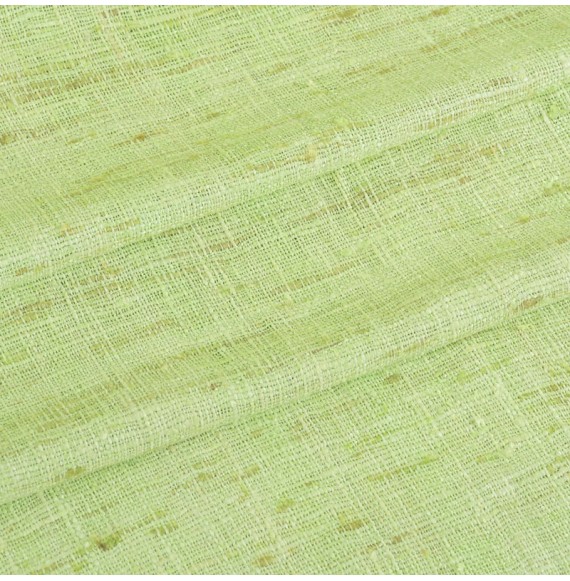Tissu-soie-Sarasvati-vert-clair