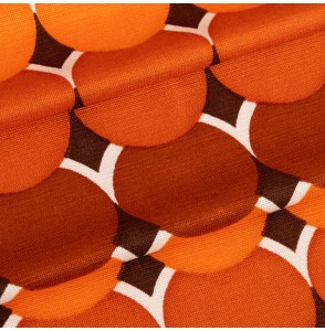 Tissu-vintage-authentique-cercle-orange