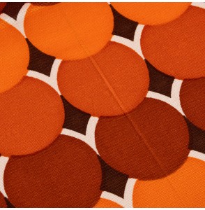 Tissu-vintage-authentique-cercle-orange