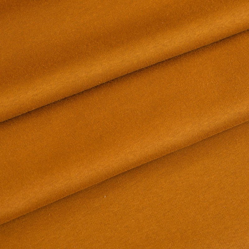Tissu-sweatshirt-brossé-brun-caramel