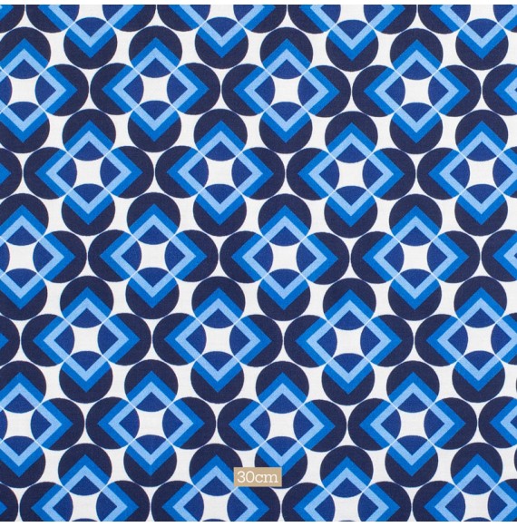 Tissu-satin-viscose-imprimé-vintage-bleu-marine