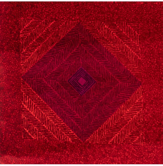 Tissu-velours-vintage-80cm-rouge-carré-violet