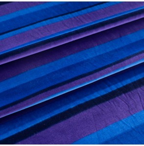 Fluwelen-stof-Vintage-80-cm-gestreept-blauw-en-paars