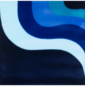 Fluwelen-stof-Vintage-40-cm-met-golven-in-turkoois-en-marineblauw