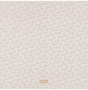 Tissu-jacquard-au-motif-géométrique-graphique-ivoire