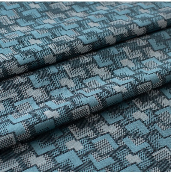 Tissu-ameublement-géométrique-moderniste-bleu-