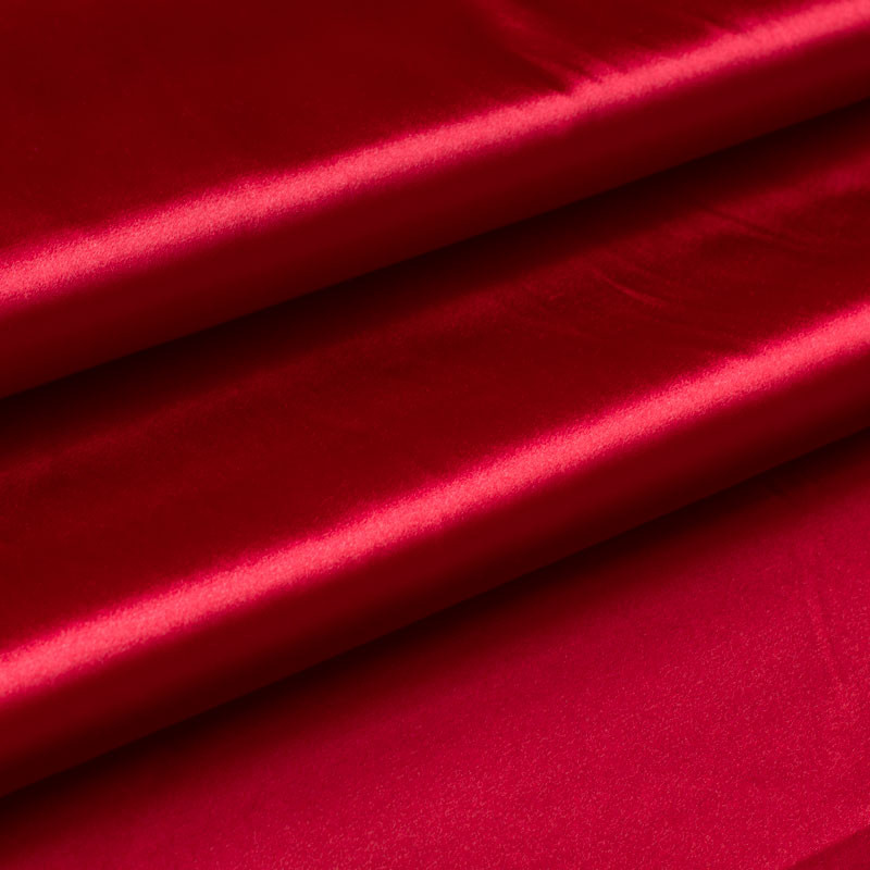 Tissu-satin-stretch-rouge-foncé