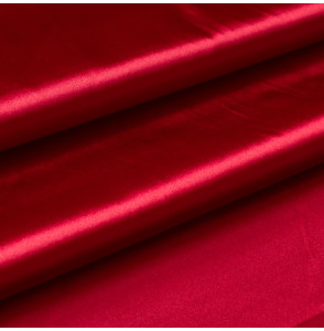 Tissu-satin-stretch-rouge-foncé