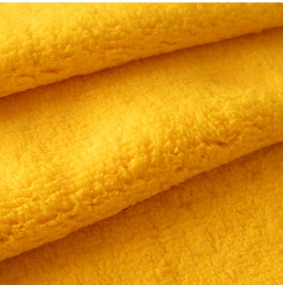 Tissu-teddy-jaune