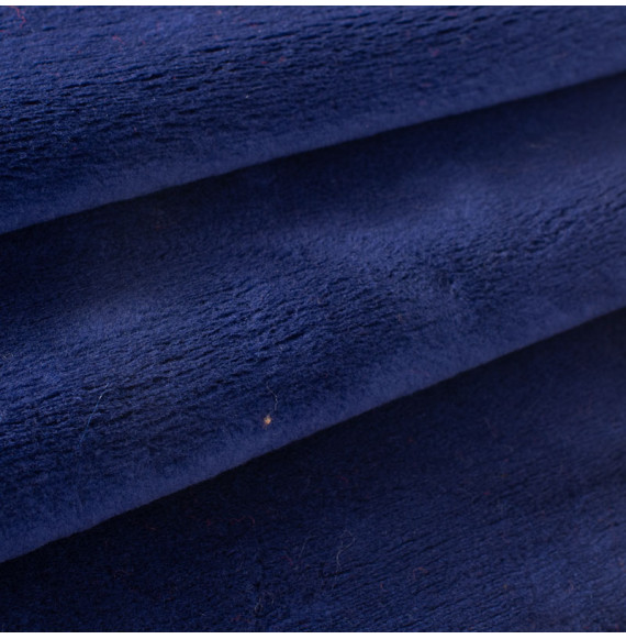 Tissu-fausse-fourrure-poil-court-bleu-marine