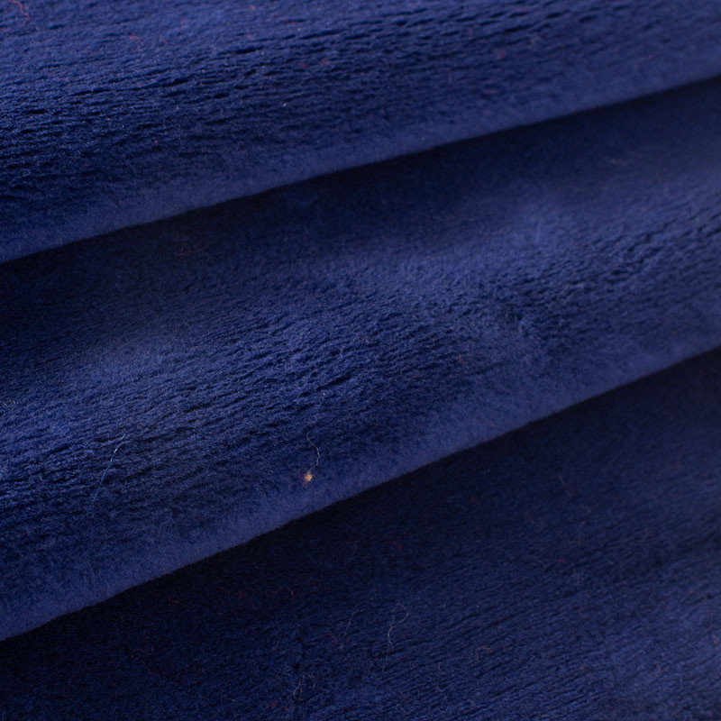 Tissu-fausse-fourrure-poil-court-bleu-marine