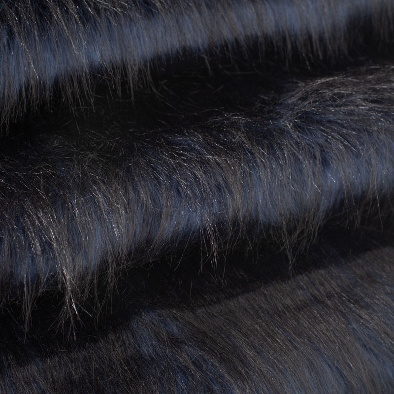 Tissu-fausse-fourrure-bleu-marine-et-noir