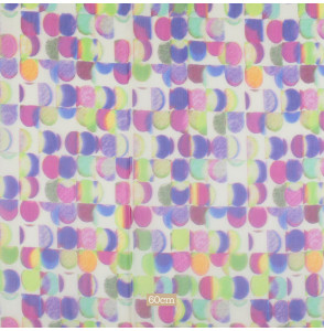 Tissu-crèpe-de-soie-plisse-haut-de-gamme-motif-tachete-multicolore