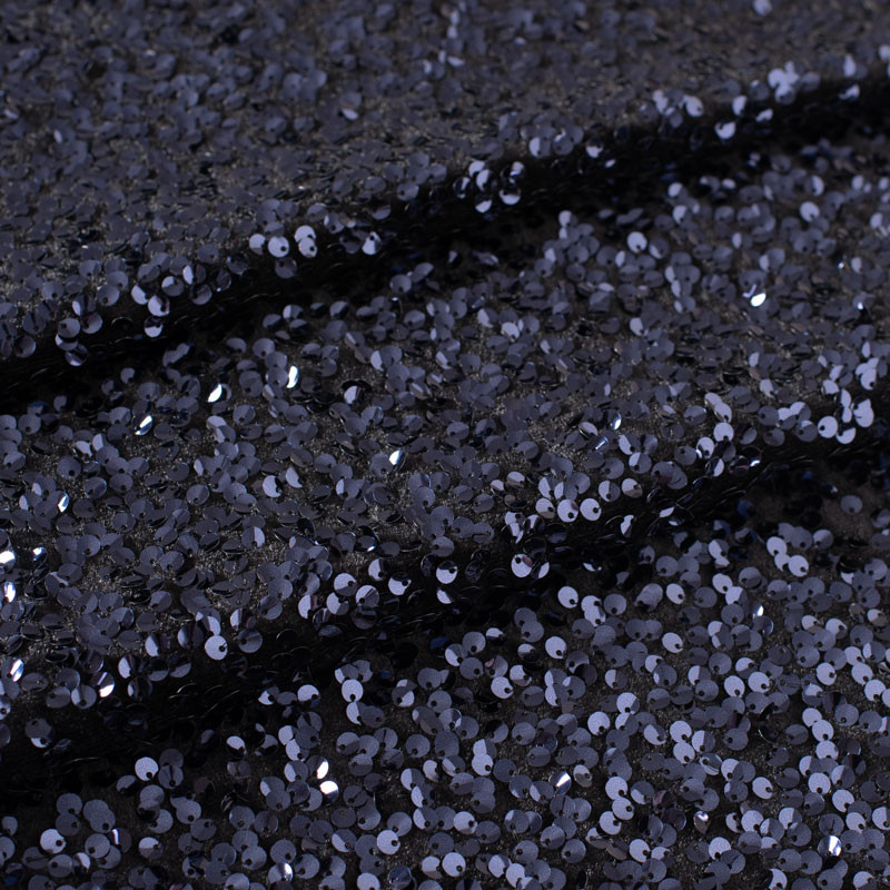 Fluwelen-stretch-stof-zwart-met-marineblauwe-pailletten