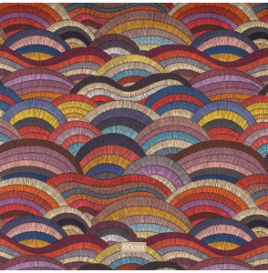 Tissu-extèrieur-ethnique-Masaï-multicolore