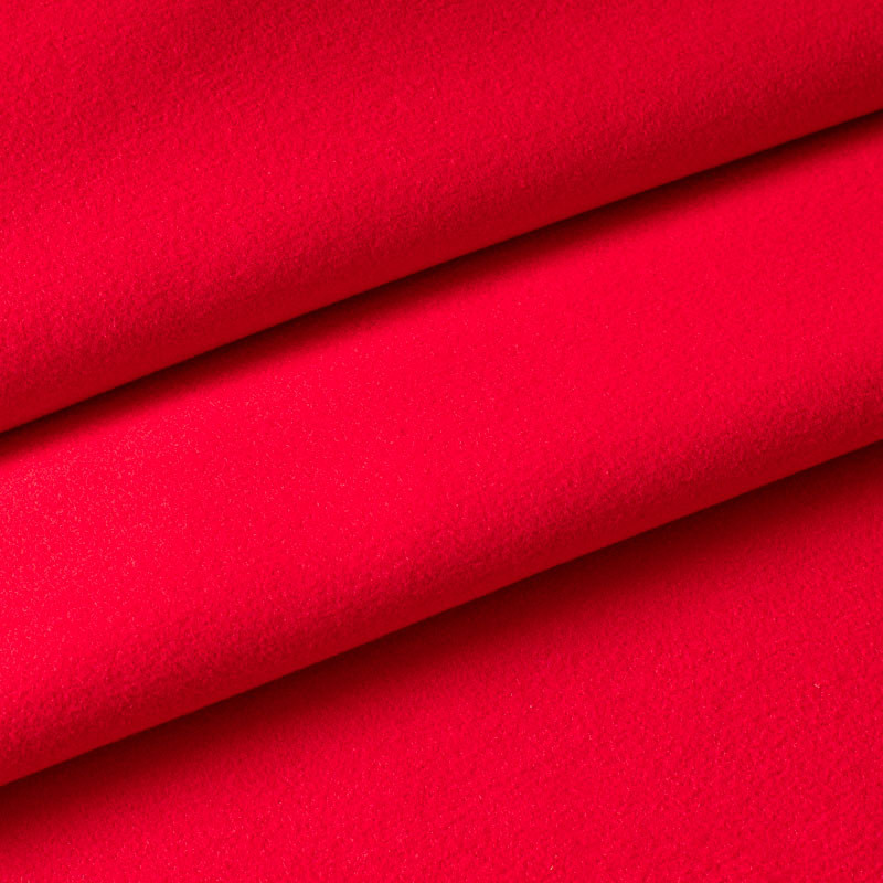 Fleece-stof-met-wol-look-rood