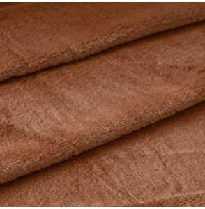 Tissu-fourrure-poil-court-brun-clair