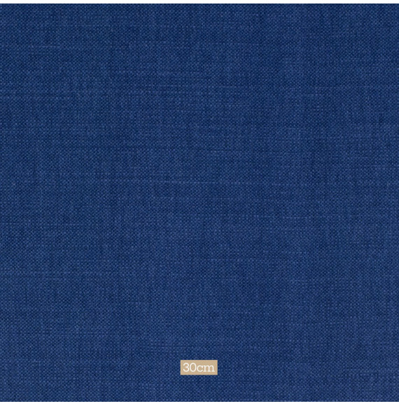 Tissu lin coton gratté bleu foncé