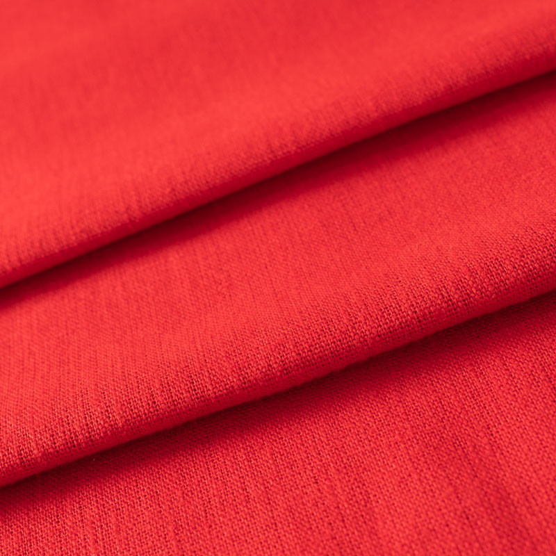 Tissu-lin-lavé-rouge-Washed-Linnen