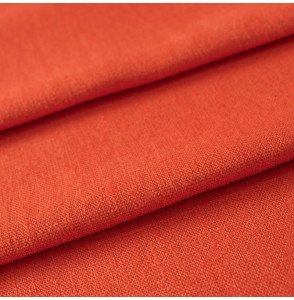 Tissu-lin-lavé-rouge-tomette-Washed-Linnen