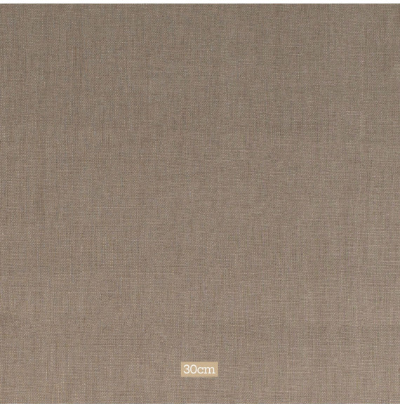 Tissu lin lavé taupe Washed Linnen