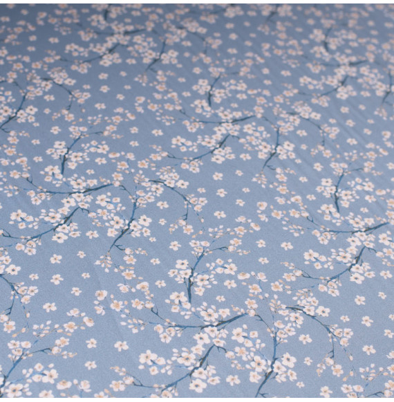 Tissu-300cm-satin-coton-bleu-cerisier